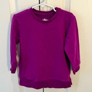 Purple Primary legging sweater tee, size 3